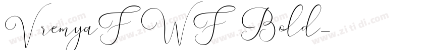 VremyaFWF Bold字体转换